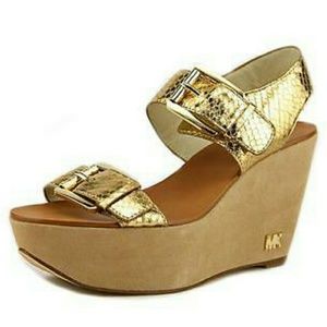 Michael Kors Gold Wedge
